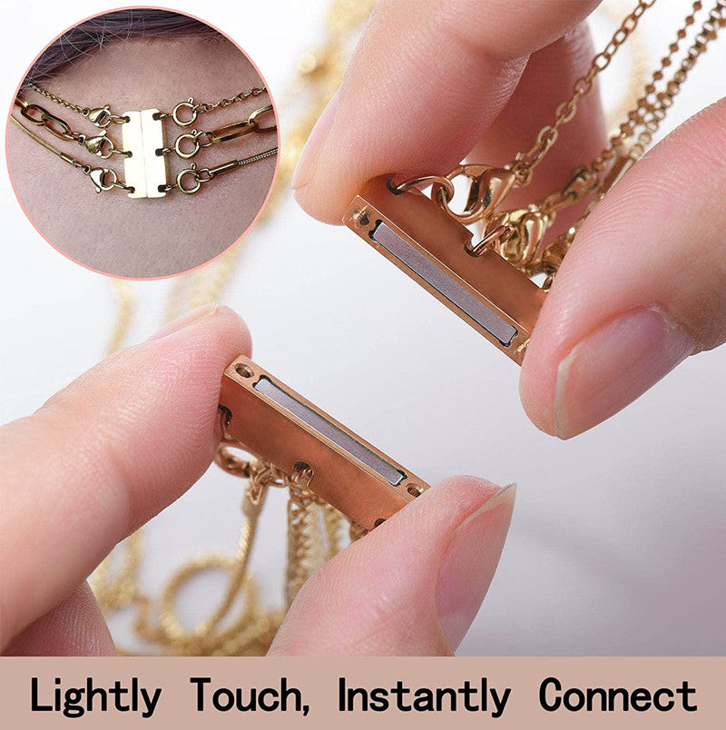 Layering Clasp Magnetic Necklace Separator